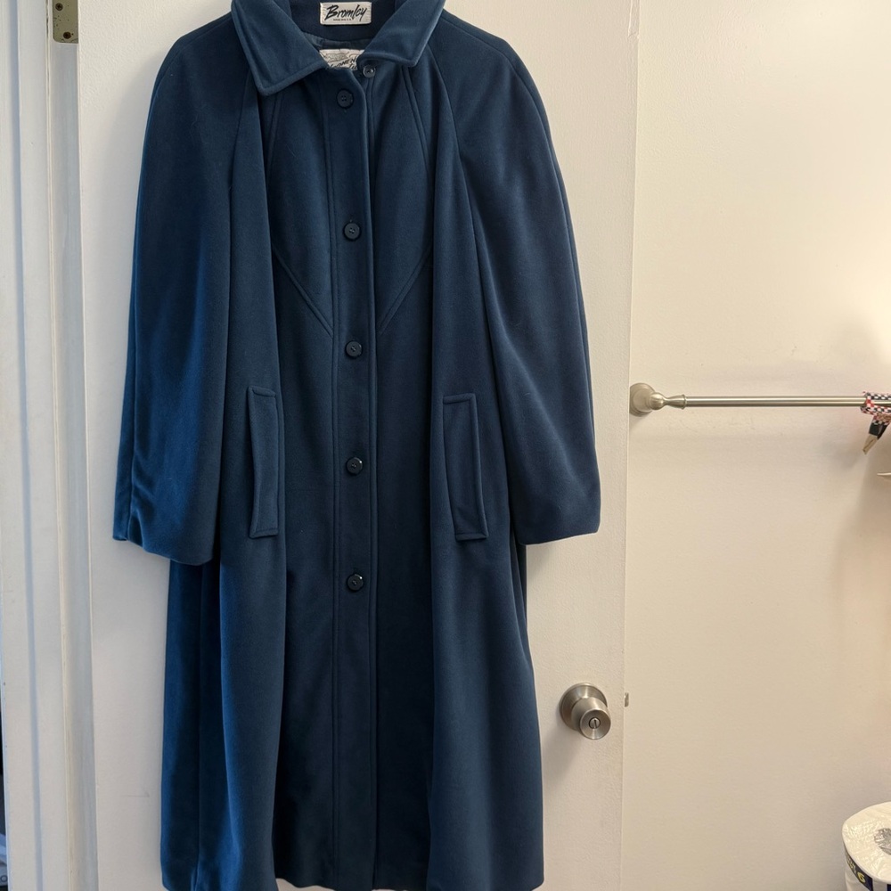 Vintage Bromley Blue Overcoat